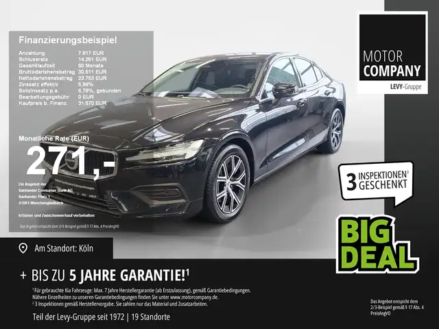 Volvo S60 B4 Core 2.0 MHEV +Google+Kamera+Thor+