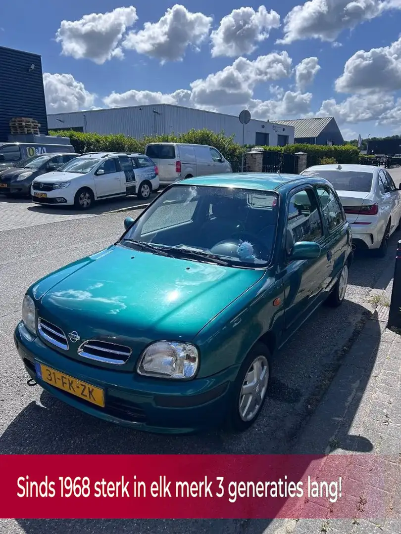 Nissan Micra 1.3 GX N-CVT AUTOMAAT! NL AUTO NAP! Airco l Elek p Groen - 1