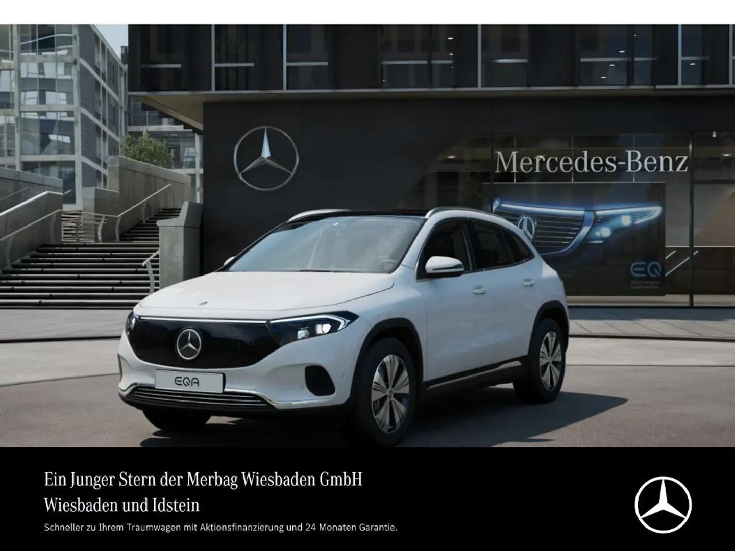 Mercedes-Benz EQA 300 4M PROGRESSIVE PANORAMA WINTER KAMERA Blanc - 1