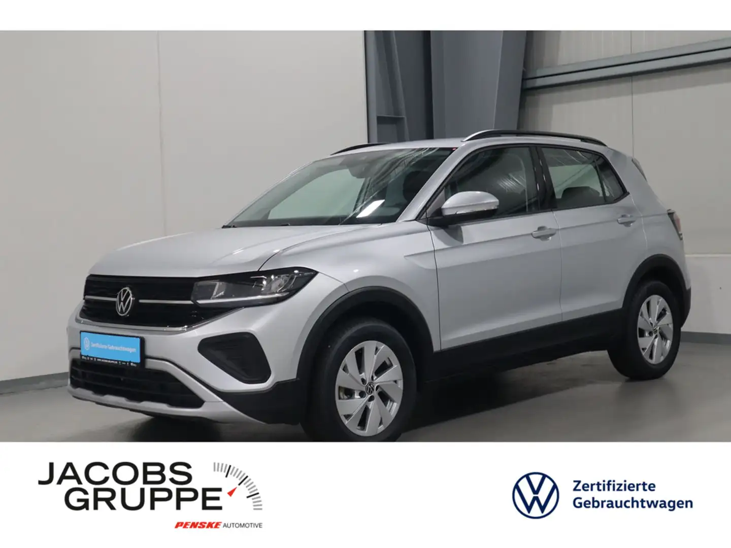 Volkswagen T-Cross 1.0 TSI Navi*CAM*SHZ*ACC*APP Silber - 1