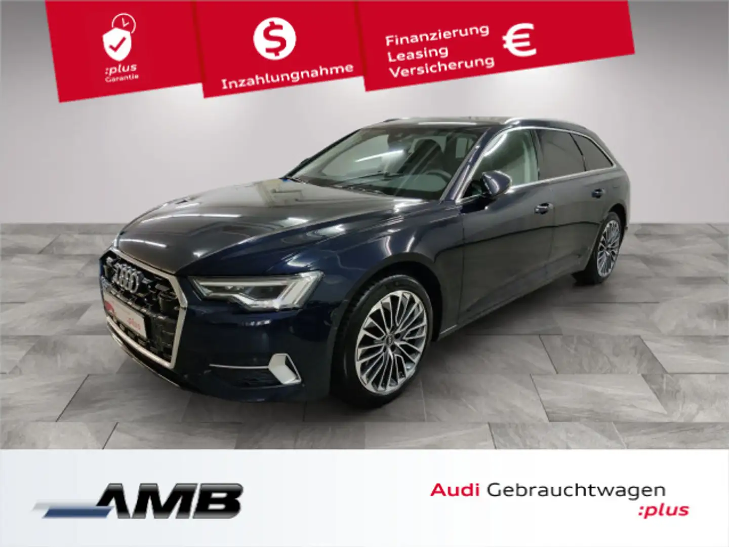 Audi A6 Advanced 50 TFSI e qu AHK/Matrix/04.29G Blau - 1
