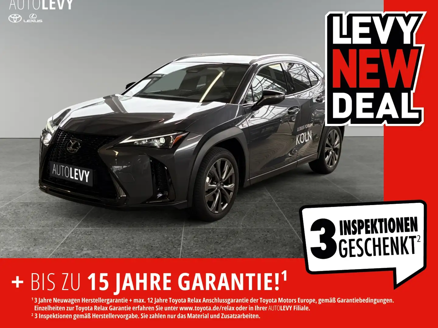 Lexus UX 300e UX 300h F-Sport Design PDC+K.KAMERA+15J GARANTIE Grau - 1