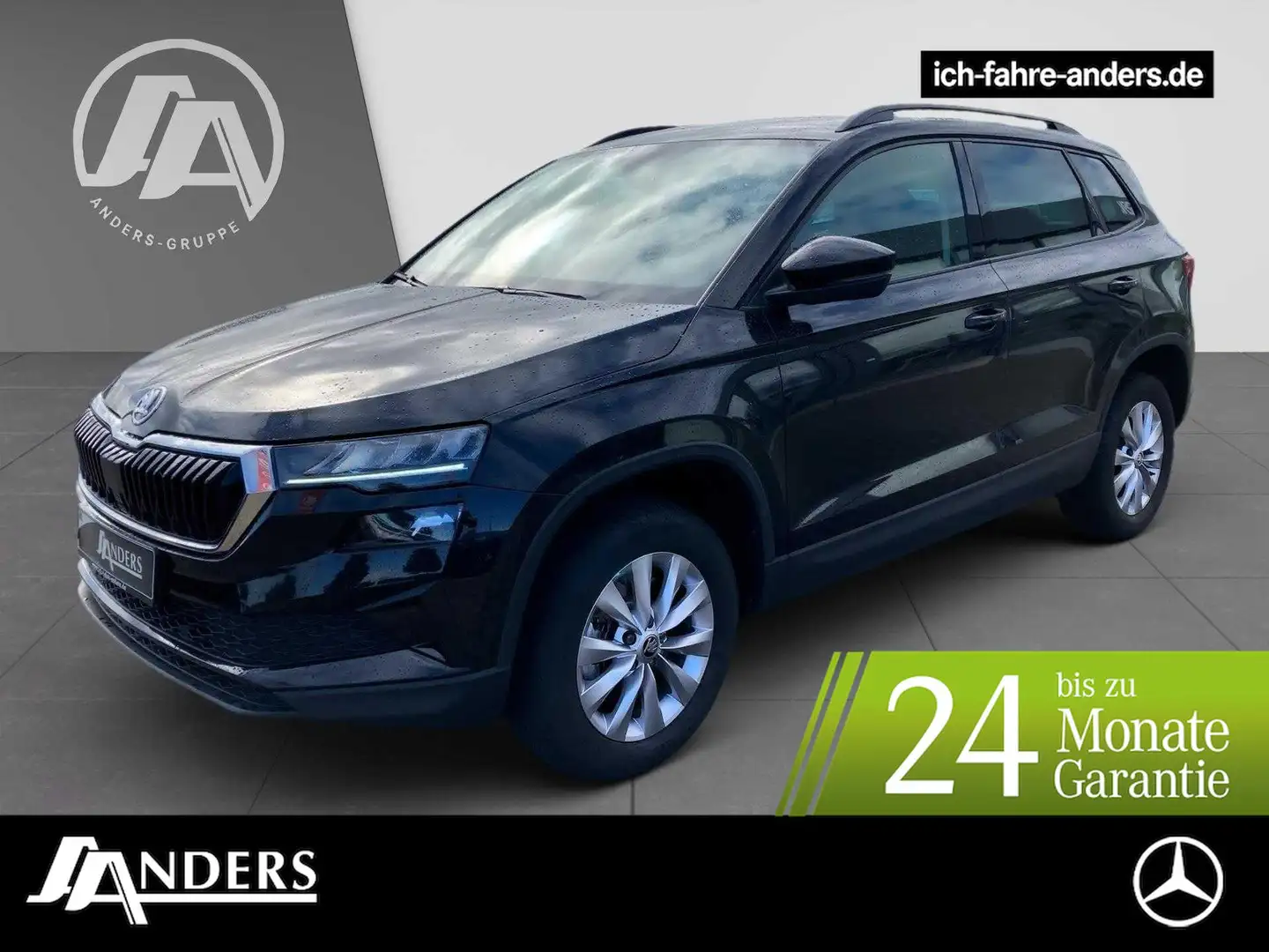 Skoda Karoq 1.5 TSI Ambition Navi+MFL+LED+Kam+PDC+Key Schwarz - 1