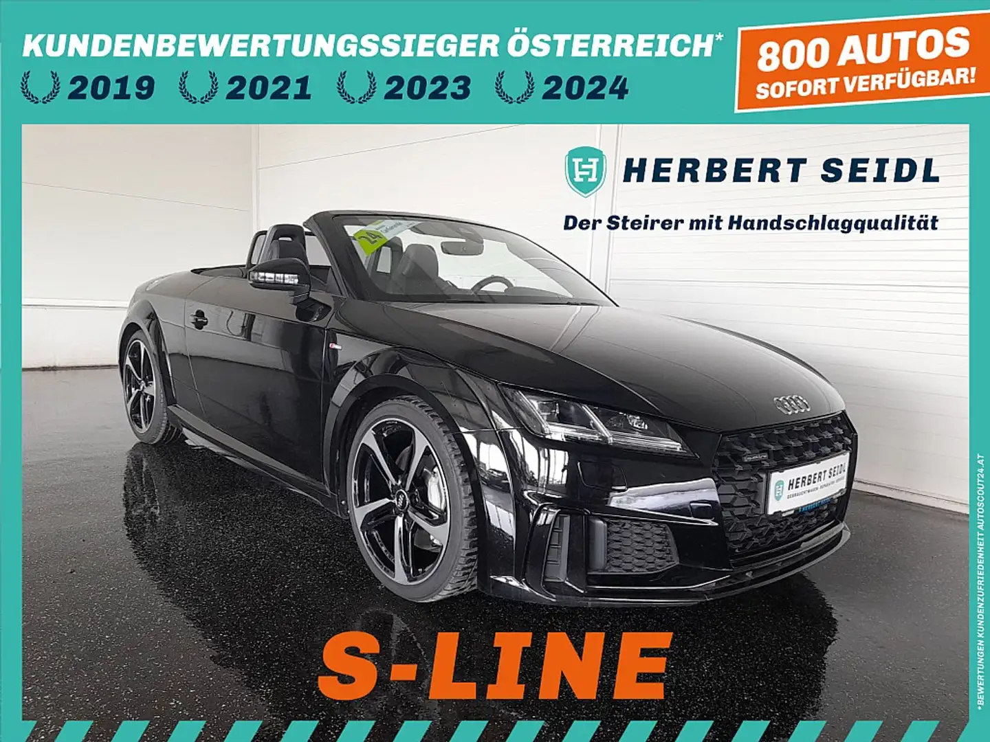 Audi TT Roadster S-LINE SELECTION 45 TFSI quattro S-tr.... Czarny - 1