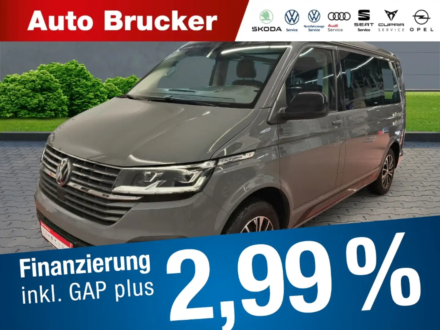 Volkswagen T6 California Beach Camper Edition FWD 2.0 TDI EU6d Grau - 1