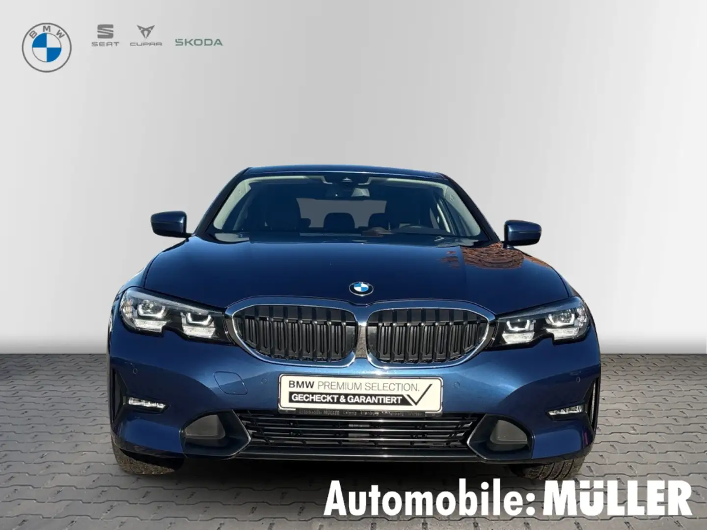 BMW 330 d Sport Line Navi Leder HarmanKardon El. Heckklapp Blau - 2