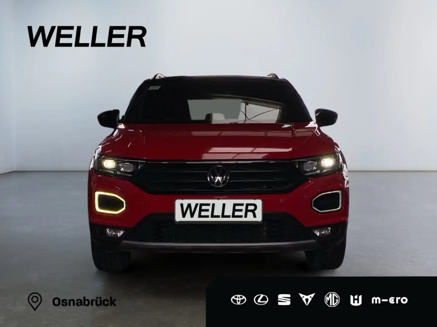 Volkswagen T-Roc 1.5 TSI DSG Style *Pano*AHK*LED*ACC*Black Style* Rot - 2