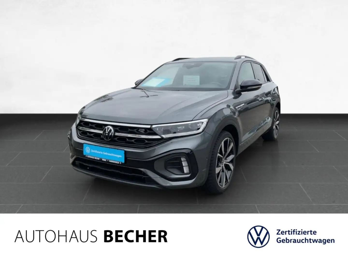 Volkswagen T-Roc 1.0 TSI 6-Gang R-Line /AHK/Navi/Pano Gris - 1
