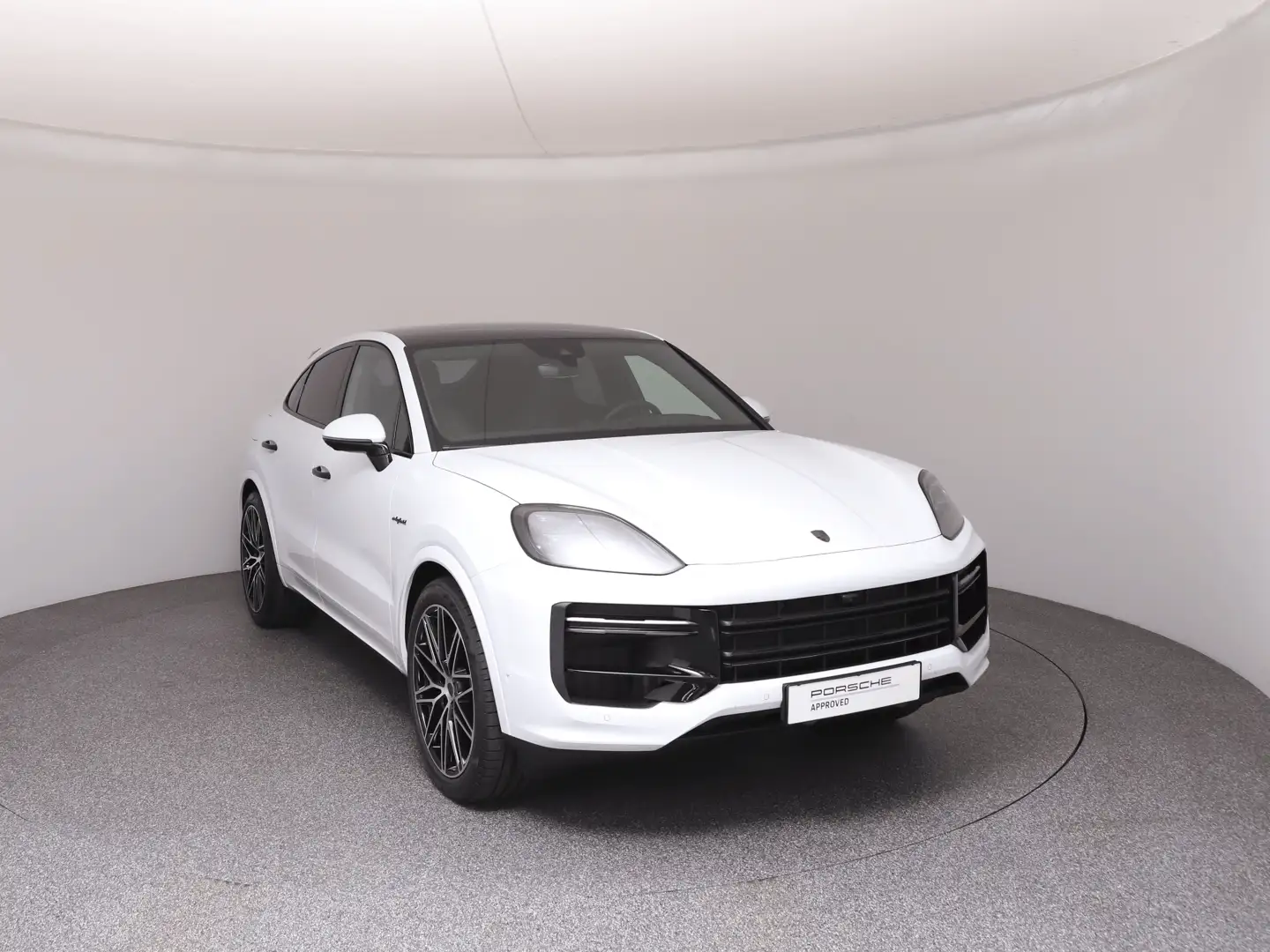 Porsche Cayenne Turbo E-Hybrid Coupé Weiß - 2