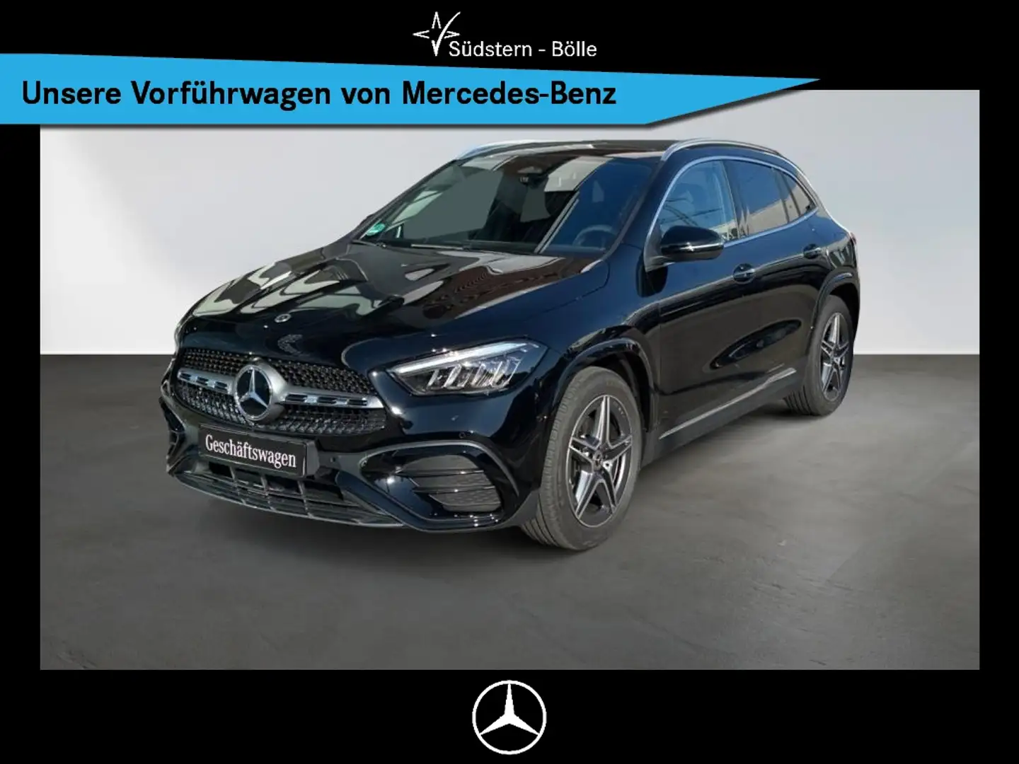 Mercedes-Benz GLA 220 d 4M AMG+AMBIENTE+MBUX+AHK+KAMERA+NAVI Schwarz - 1