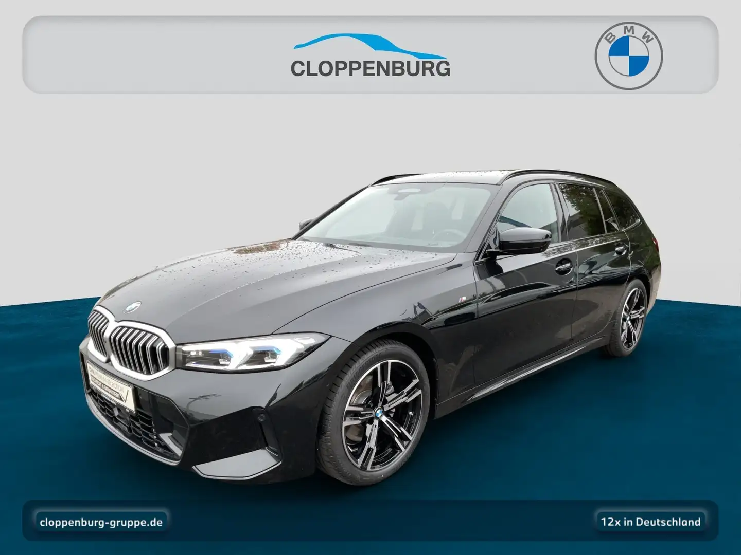 BMW 320 i Touring M Sportpaket Navi+ACC+E.Sitze Memo. Schwarz - 1