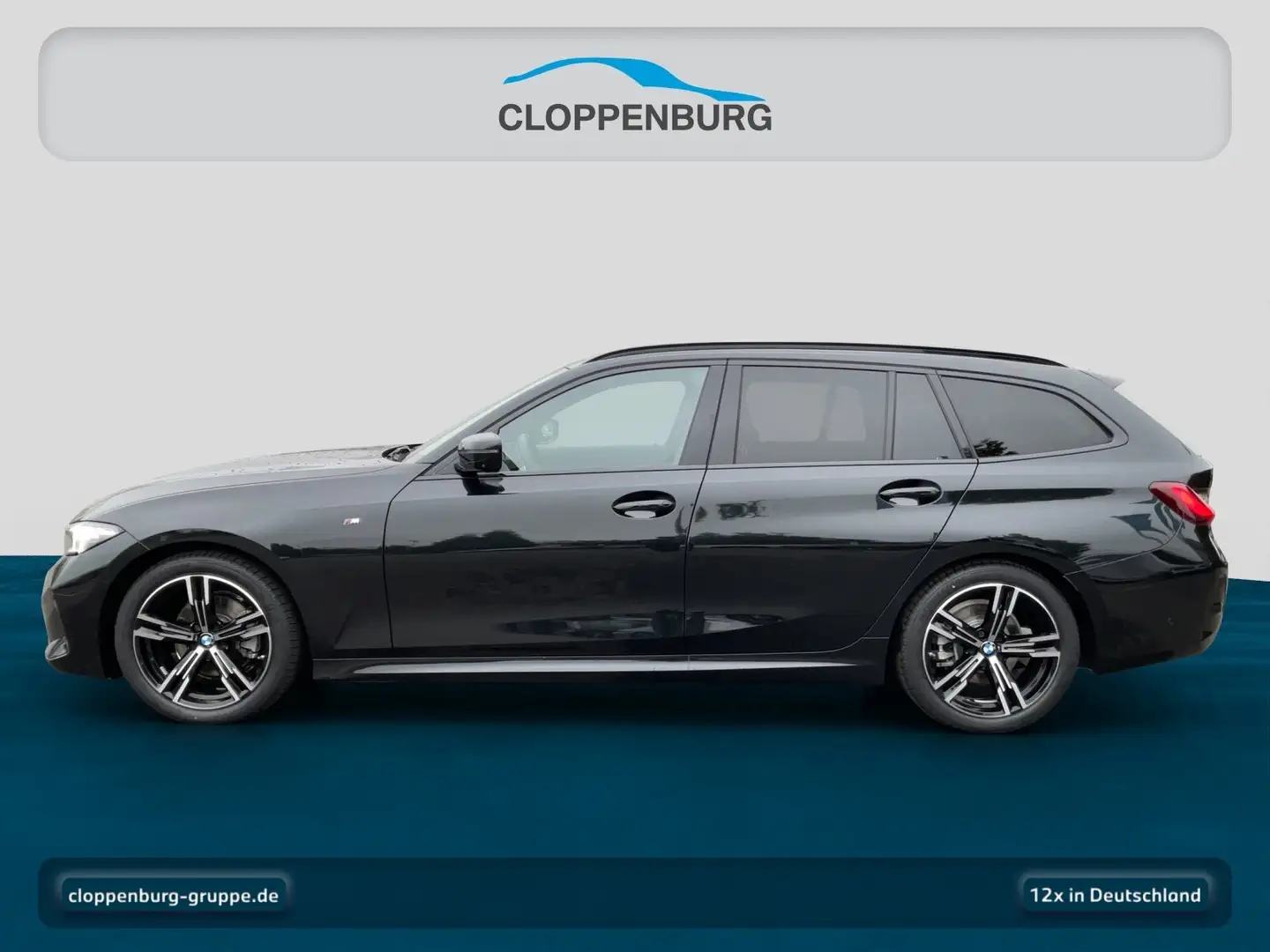 BMW 320 i Touring M Sportpaket Navi+ACC+E.Sitze Memo. Schwarz - 2