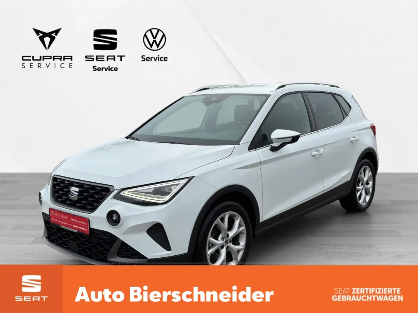 SEAT Arona 1.0 TSI DSG FR LED Navi Kamera Totwinkel Virtual C Weiß - 1