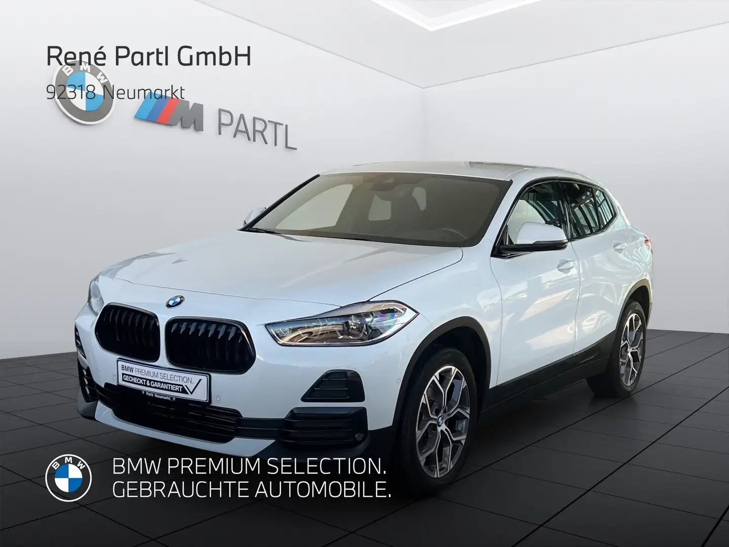 BMW X2 sDrive18d NAVI LED RFK PDC DAB Tempomat Blanc - 1