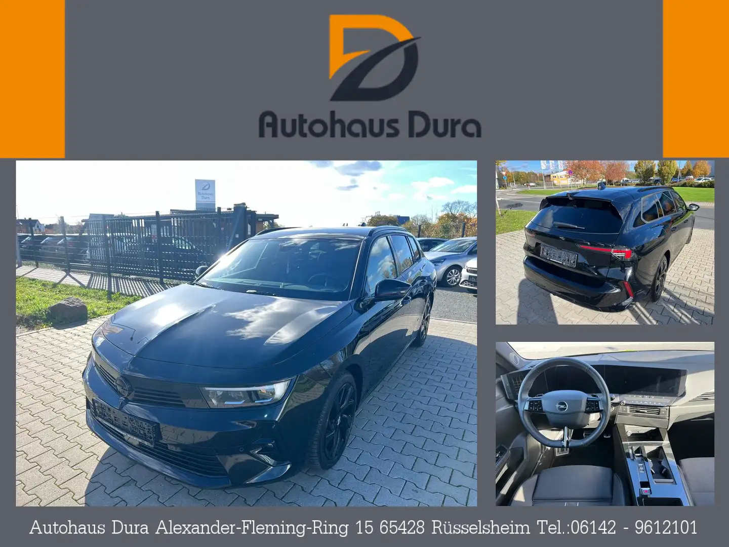 Opel Astra 1.2 Turbo Sports Tourer GS Aut. Navi+Led Zwart - 1