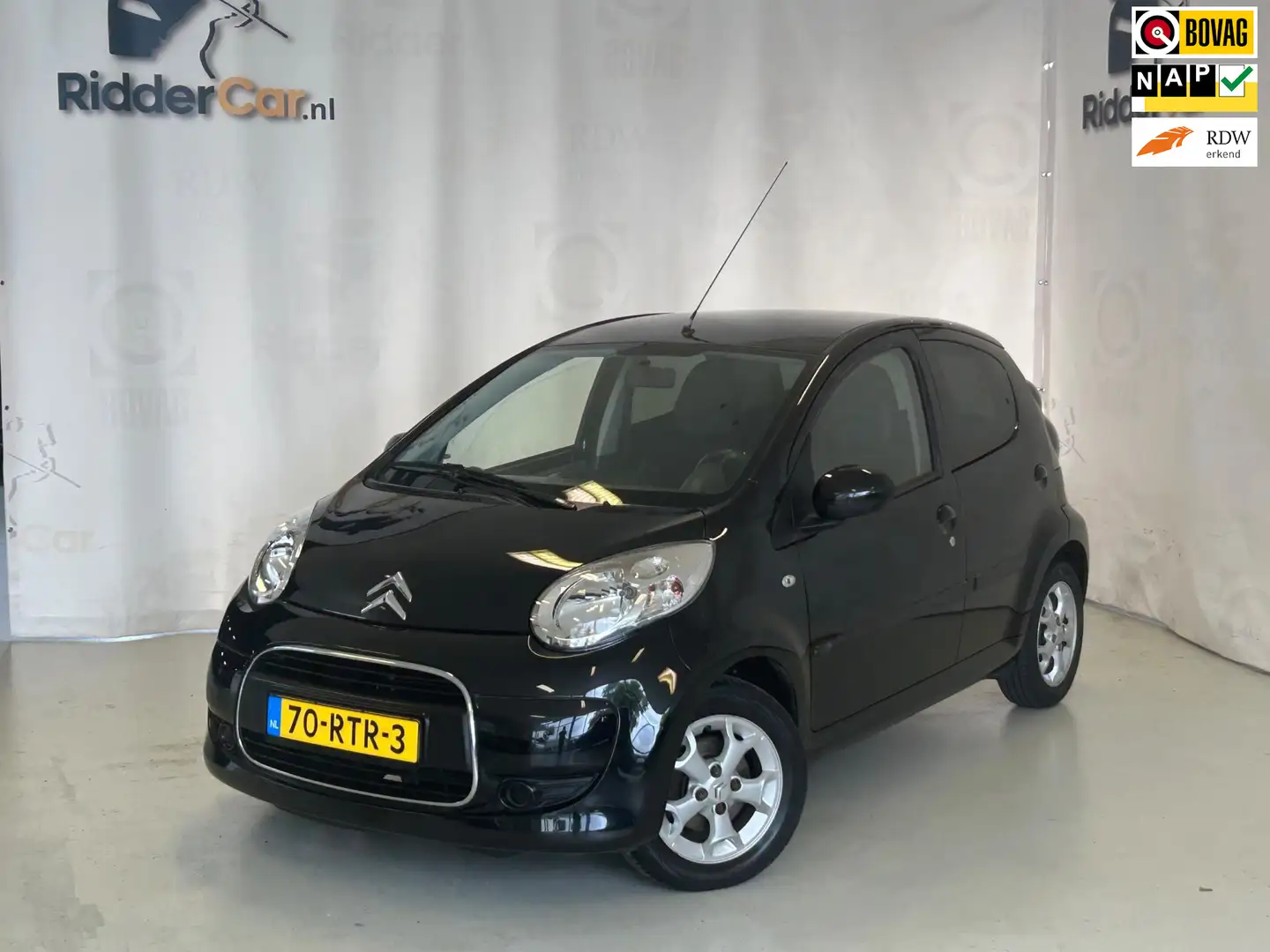 Citroen C1 1.0-12V Exclusive|NAP|AIRCO|ELEK RAMEN|VELGEN|LEDE Black - 1