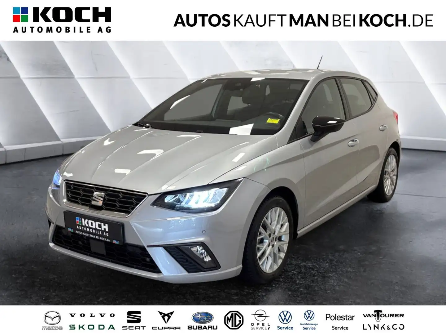 SEAT Ibiza 1.0 TSI DSG FR KLIMAAUT PDC V+H NAVI SHZ Argent - 1