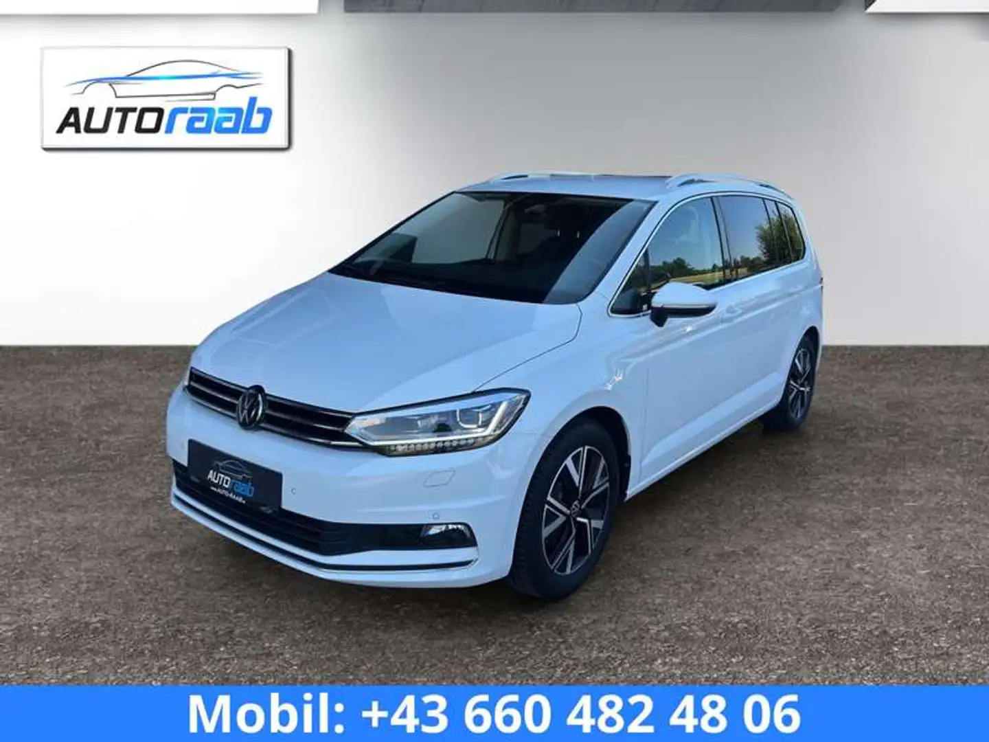 Volkswagen Touran Highline 2,0 TDI DSG *AHV*LED*STANDHZ*RFK*DIGITAL* Weiß - 1
