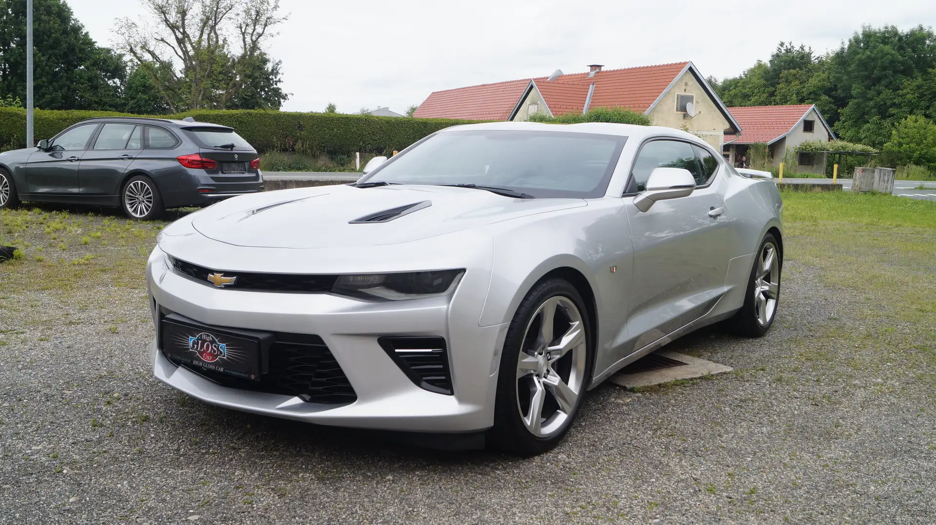 Chevrolet Camaro V8 Coupe Aut., 1. BESITZ, AB EUR 444,84 IM MONAT Silver - 1