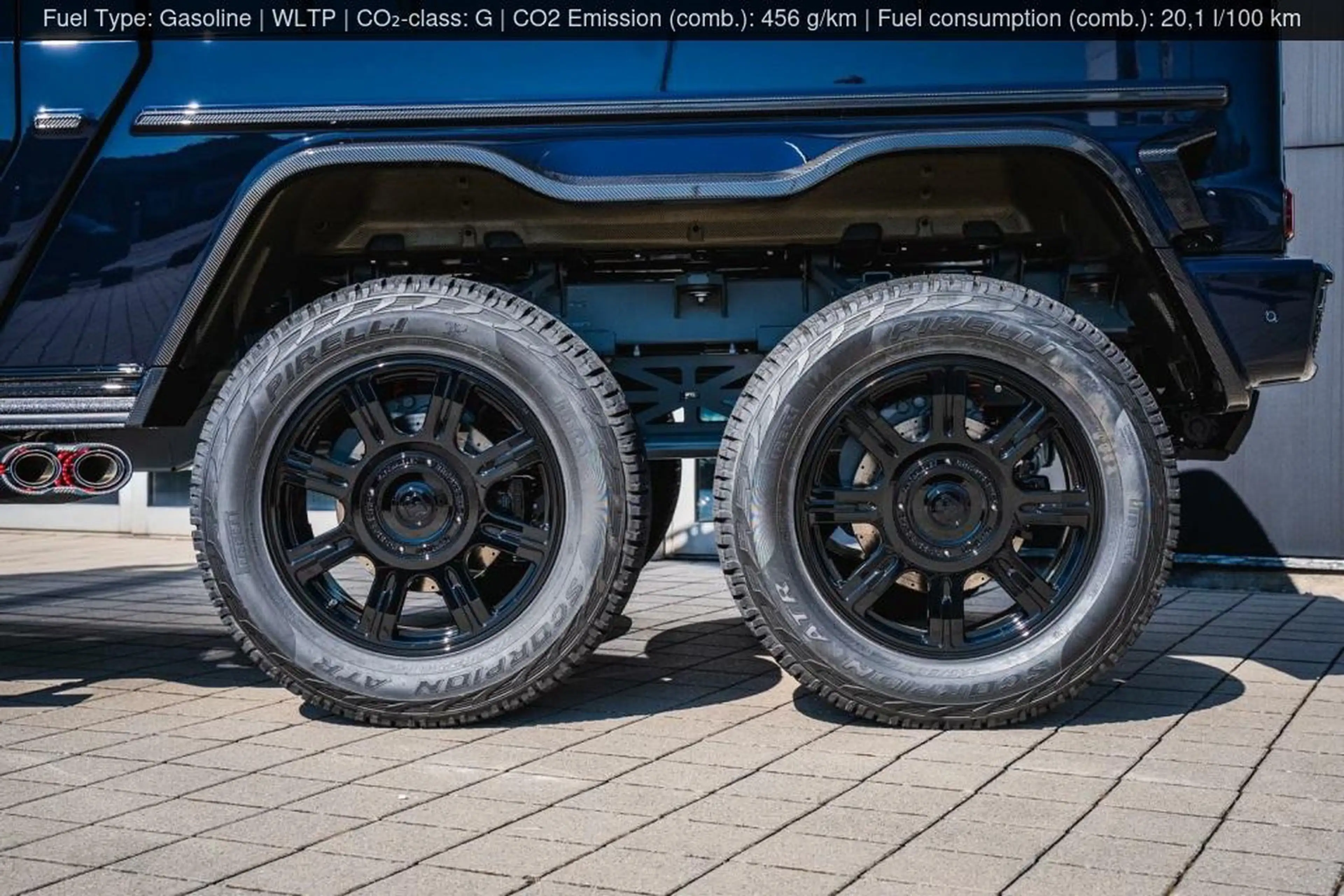 Mercedes-Benz G 63 AMG BRABUS XLP 900 6X6 DEEP BLUE — photo 8