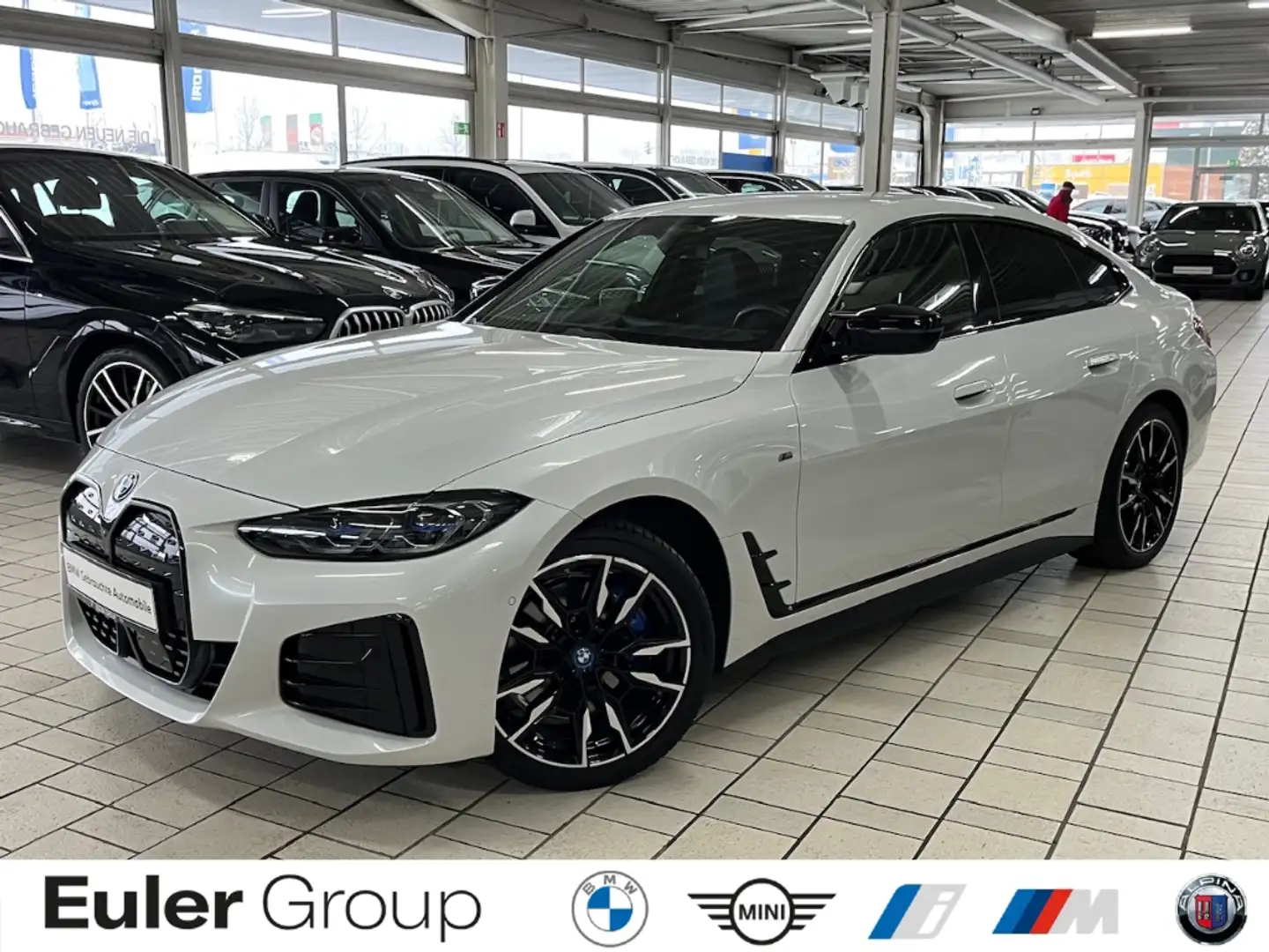 BMW i4 M Sport DA Prof. Parkass.+ Laser Navi AHK-klappbar Blanc - 1