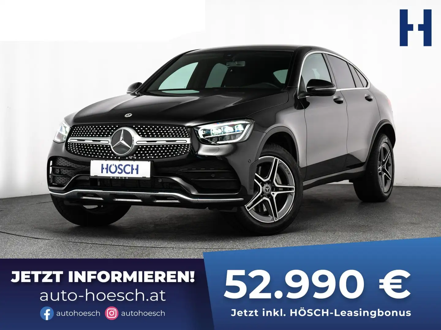 Mercedes-Benz GLC 300 e 4Matic Coupe AMG Line WENIG KM EXTRAS Nero - 1