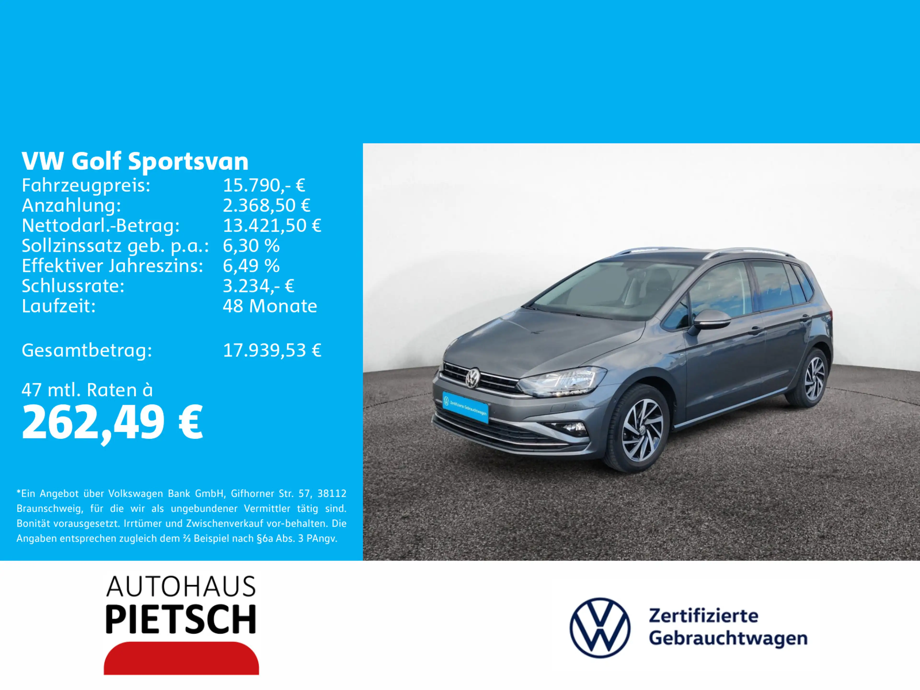 Volkswagen Golf Sportsvan 1.0 TSI DSG Comfortline ACC PDC — photo 2