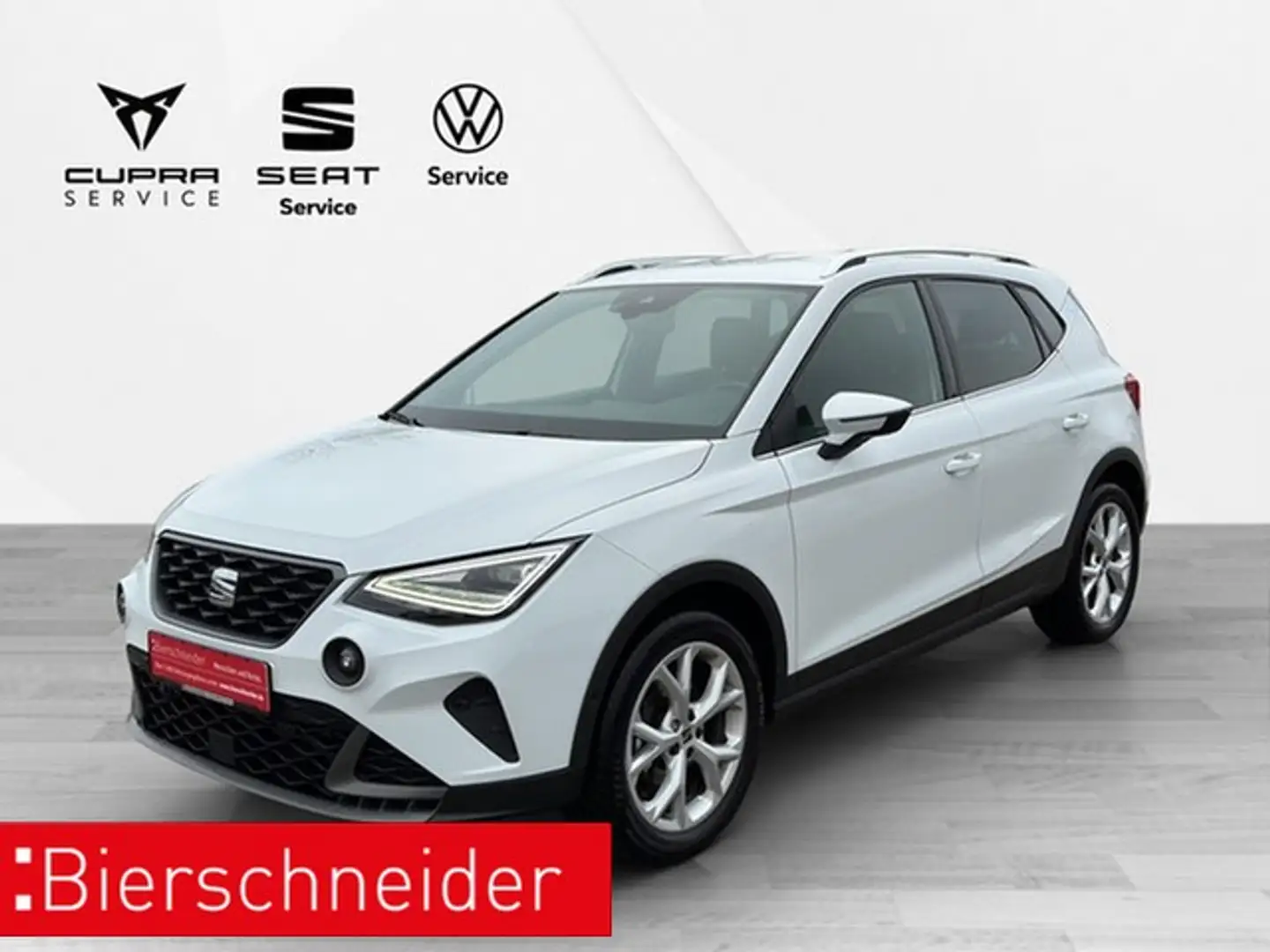 SEAT Arona 1.0 TSI DSG FR LED Navi Kamera Totwinkel Kessy Vir Weiß - 1