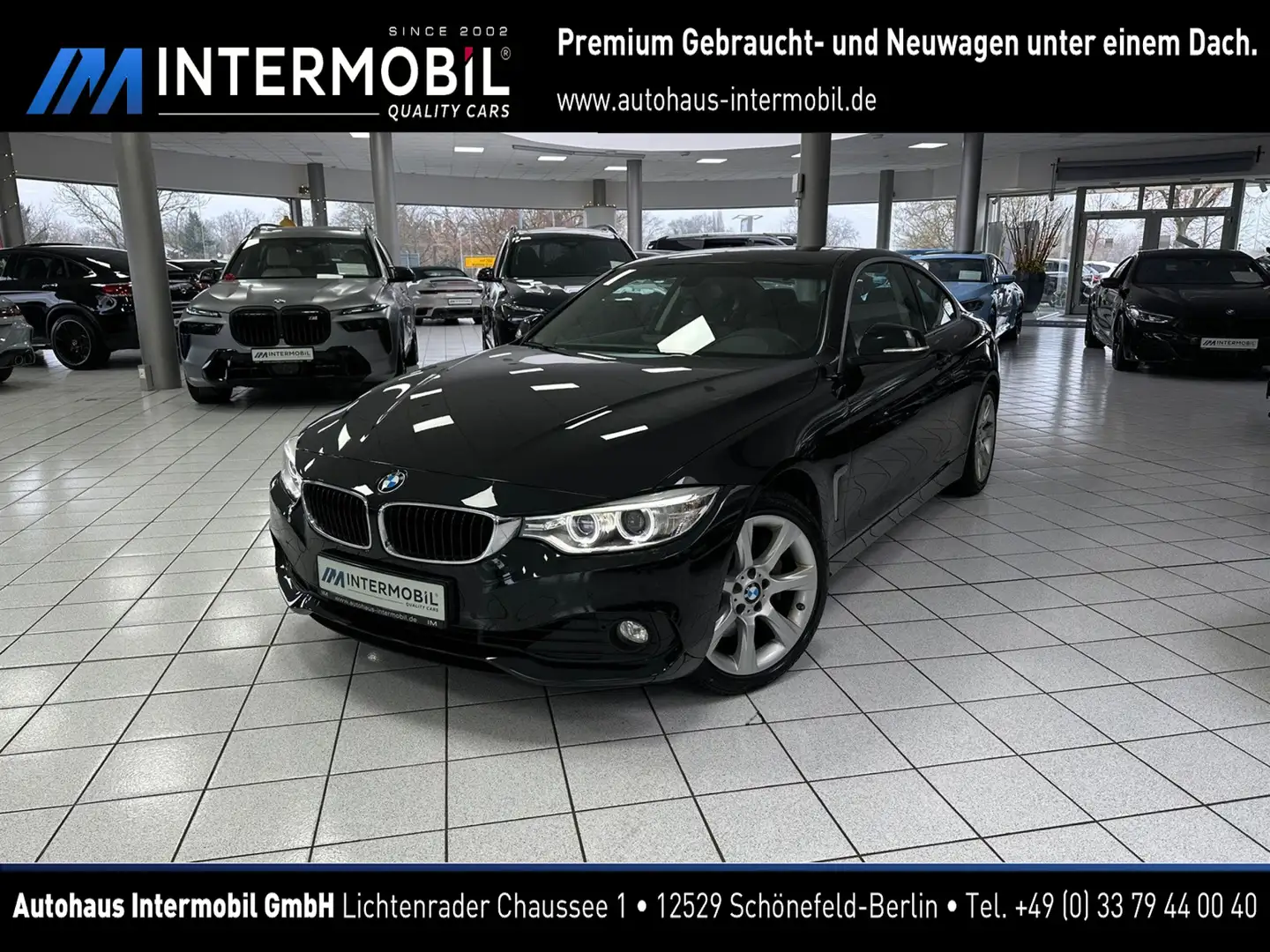 BMW 435 i Coupe*BI-XENON*Schiebedach*Navi*Sitzhzg* Schwarz - 1