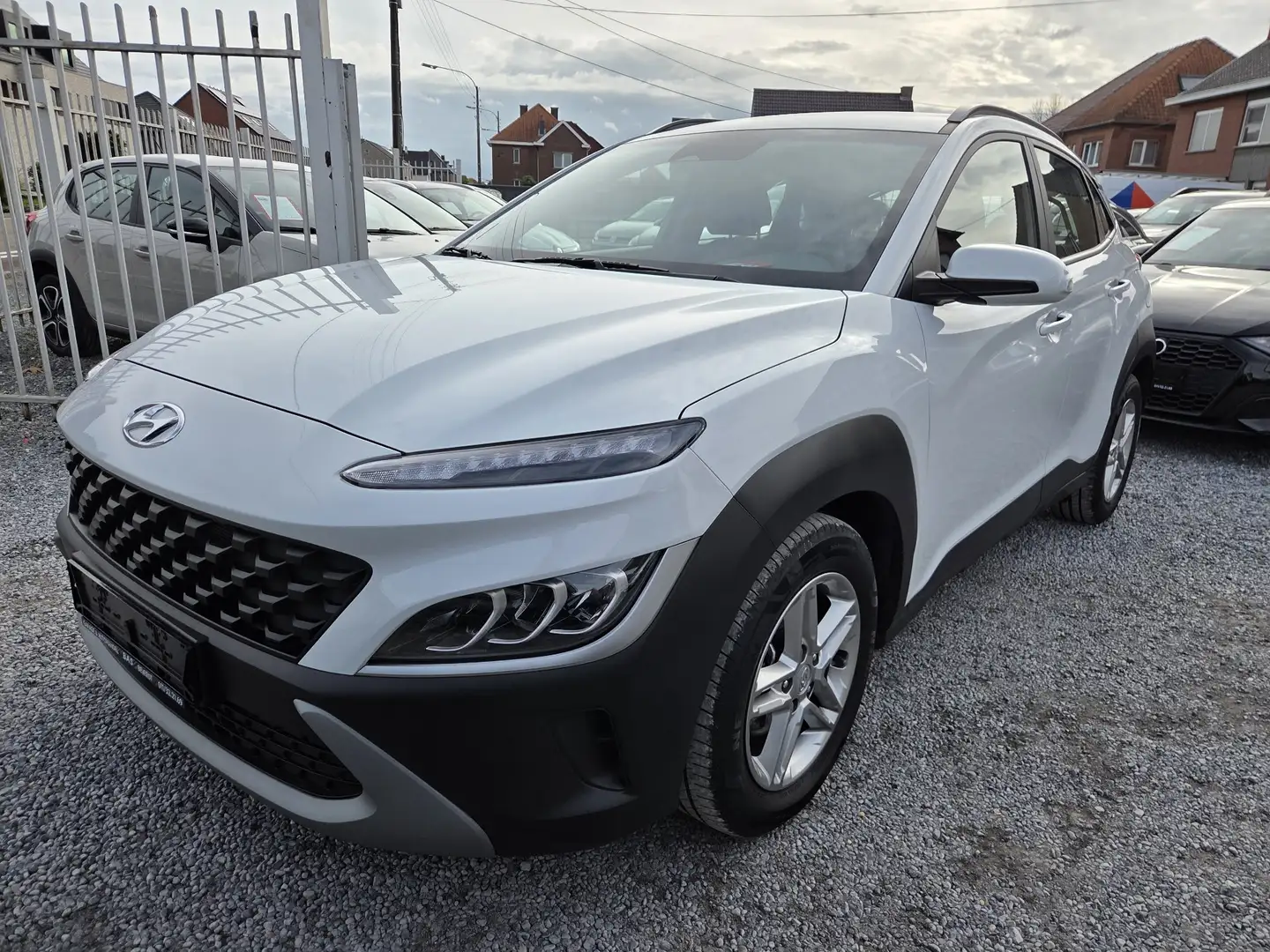 Hyundai KONA 1.0☆AUTOMAAT☆CAM☆CARPLAY☆CRUISE☆1JOMNIGARANTIE☆DAB Blanc - 1