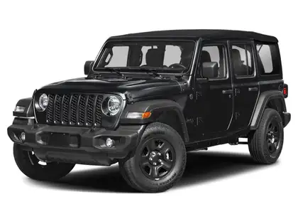 Black 2026 Jeep Wrangler Willys 4-Door 4WD SUV / Crossover Four-Wheel Drive Automatic