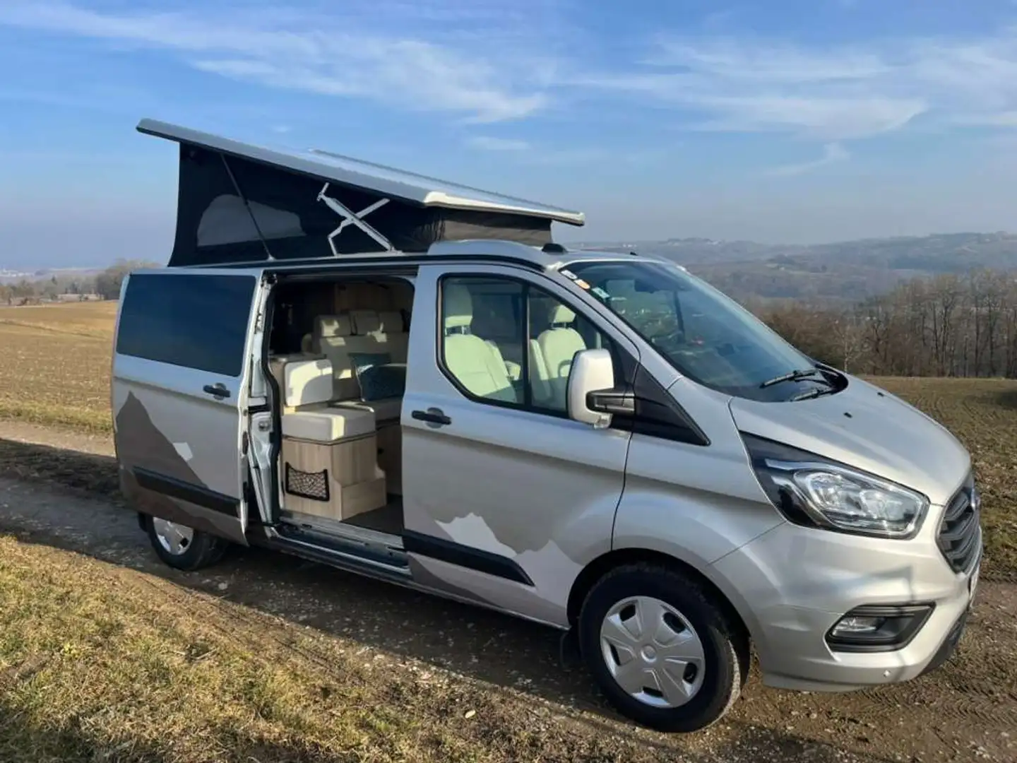Ford Tourneo Custom Ford Transit Custom L2H1 Kleinbus Grau - 1