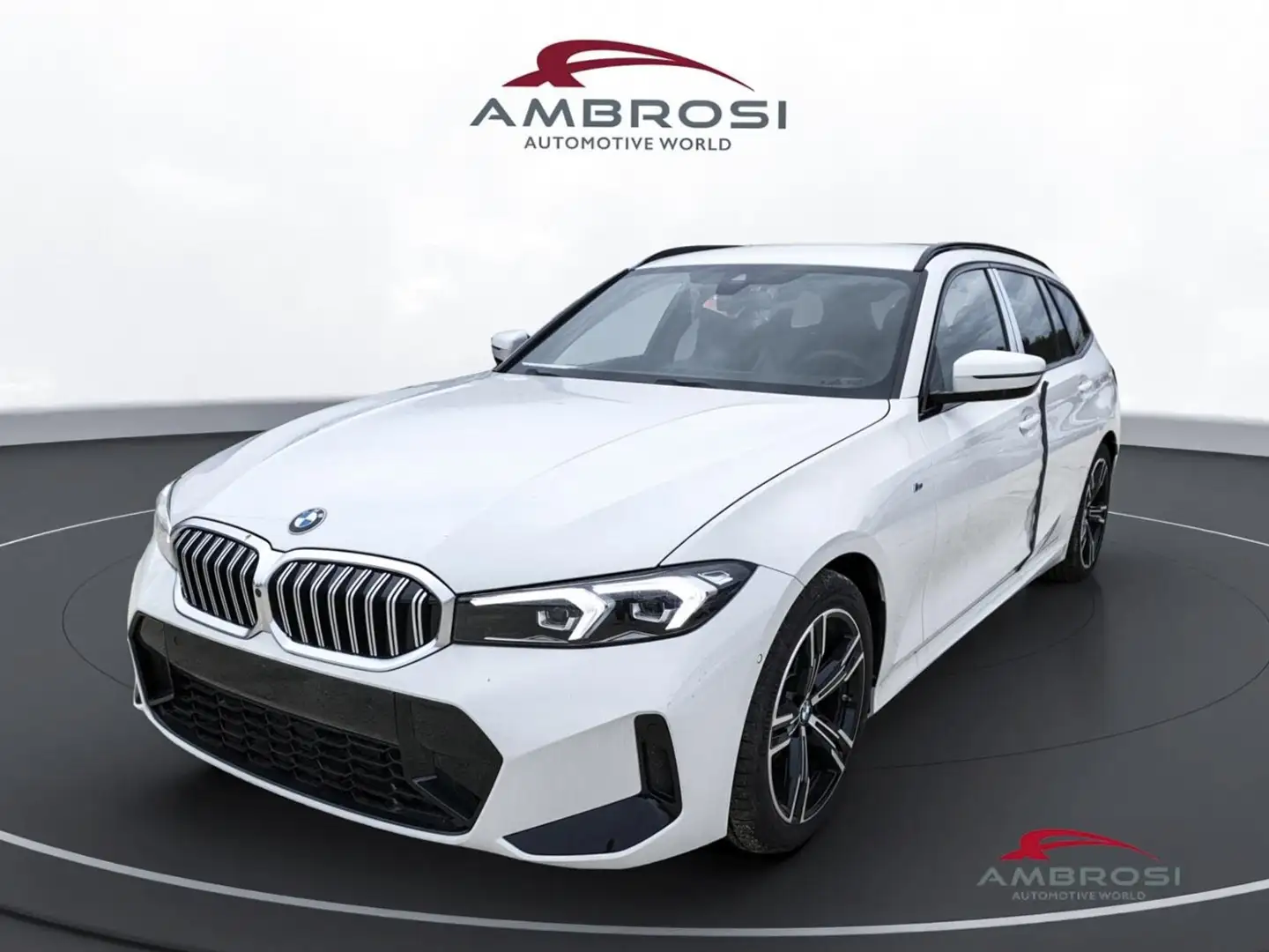 BMW 320 320d Touring Msport Innovation Package Blanc - 1