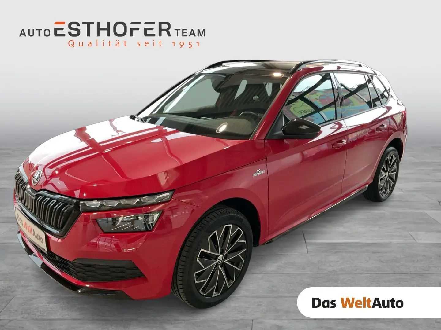 Skoda Kamiq Monte Carlo TSI ACT DSG Rot - 1