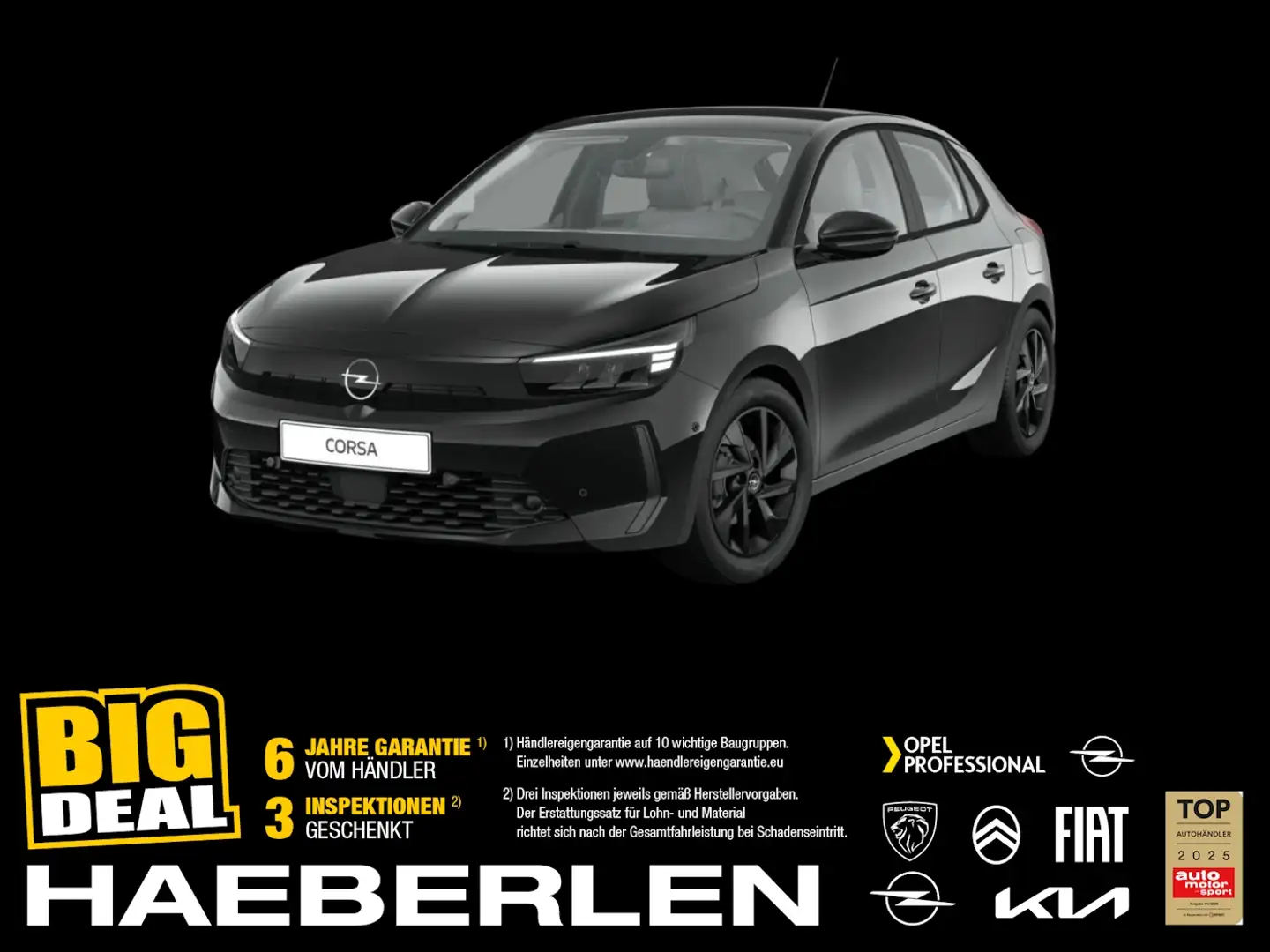 Opel Corsa Edition 1.2 Turbo *Sitzheizung*Klimaanlage* Zwart - 1