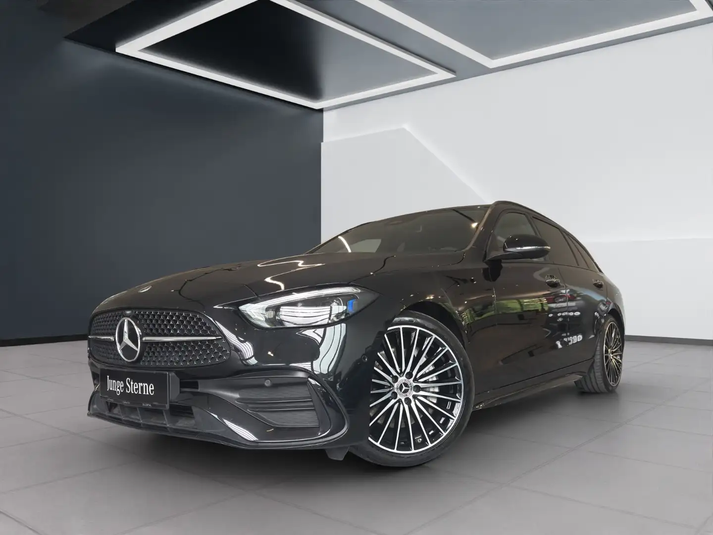 Mercedes-Benz C 200 d AUT Klima Schwarz - 2