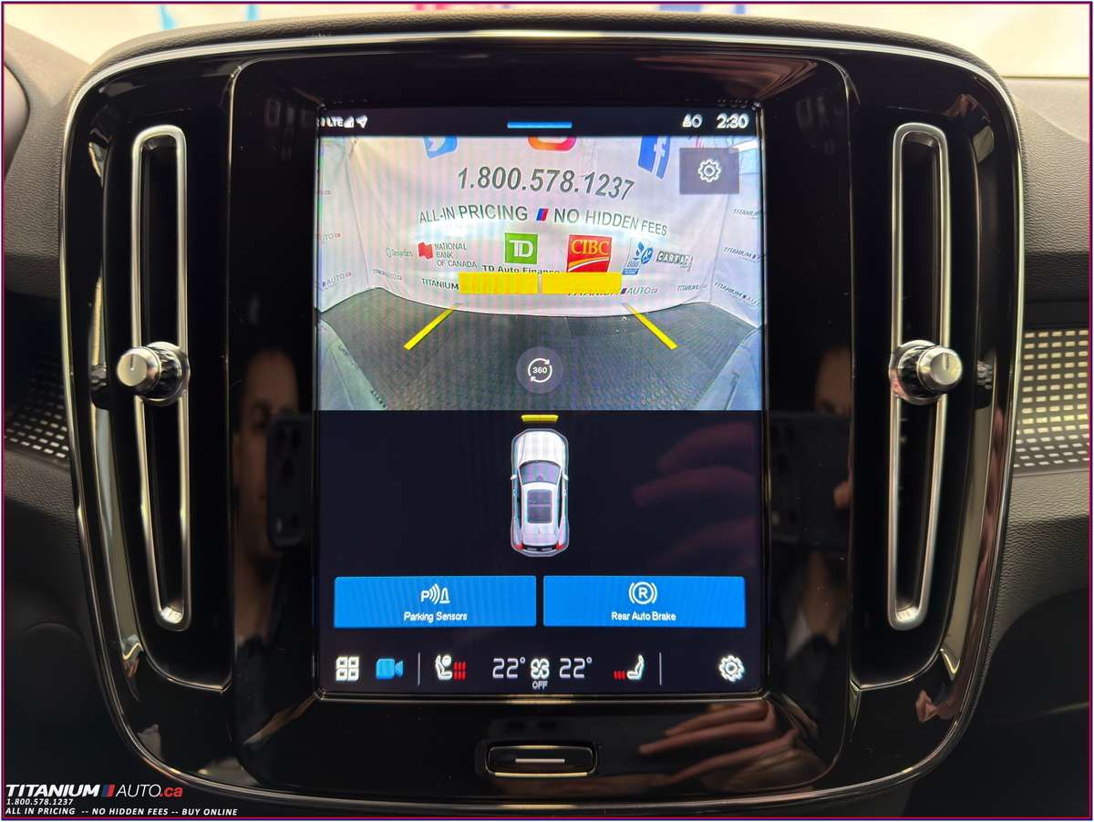 2022 Volvo XC40 Twin Plus P8 eAWD-Pano Roof-360 Camera-359KM Range thumb 16