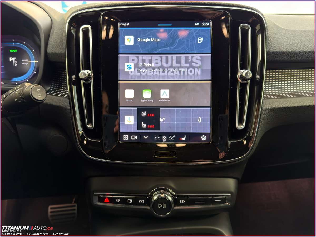 2022 Volvo XC40 Twin Plus P8 eAWD-Pano Roof-360 Camera-359KM Range thumb 13