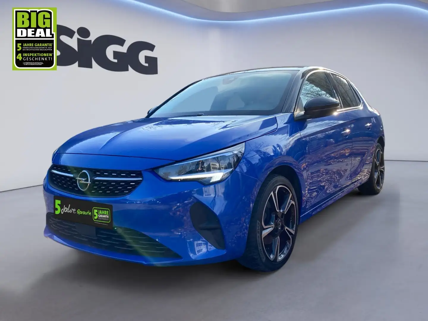 Opel Corsa F 1.2 Turbo Elegance Klima PDC Sitzheizung Bleu - 2