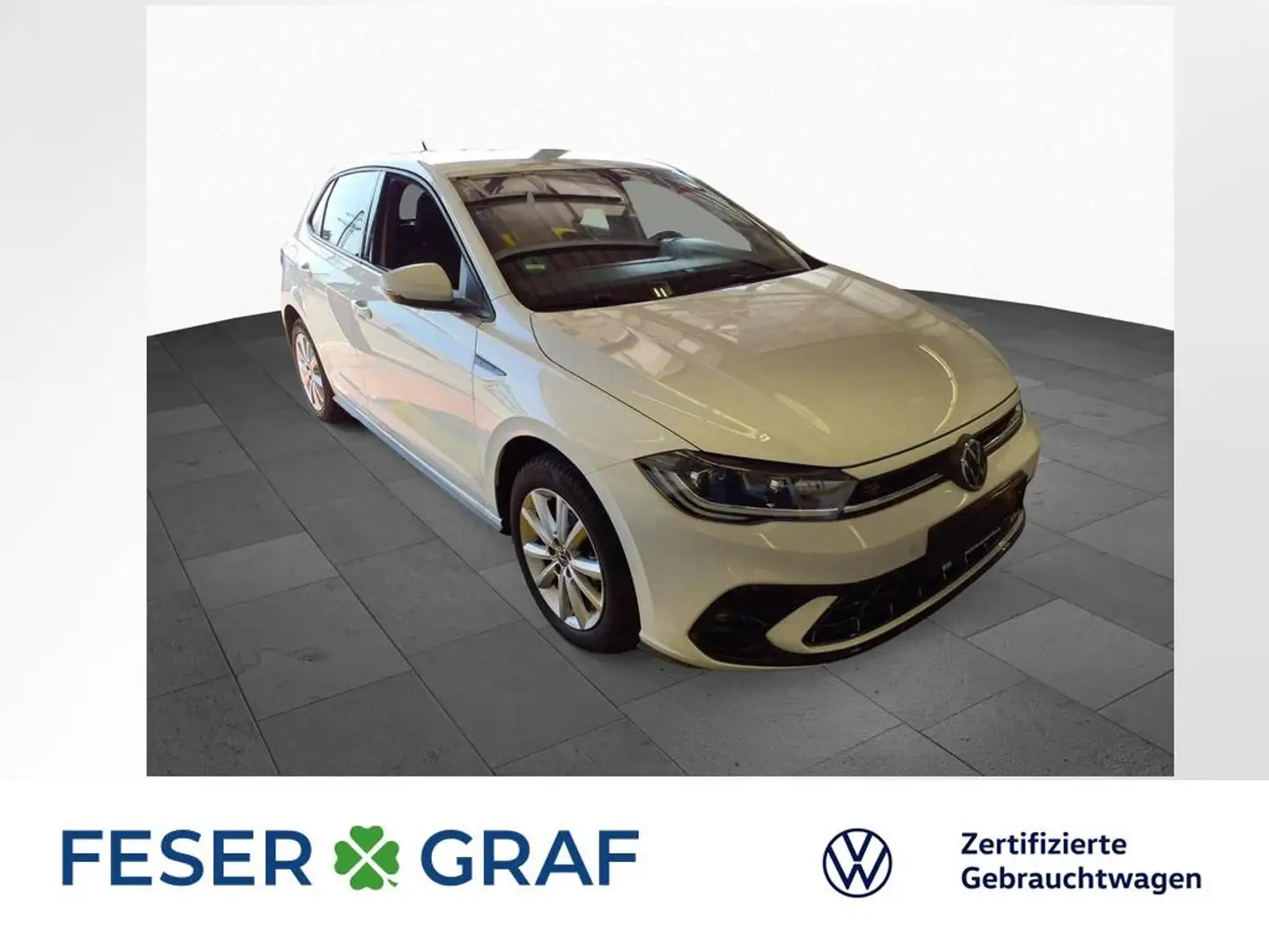 Volkswagen Polo 1.0 TSI R-LINE DSG NAVI ACC MATRIX APP Weiß - 1