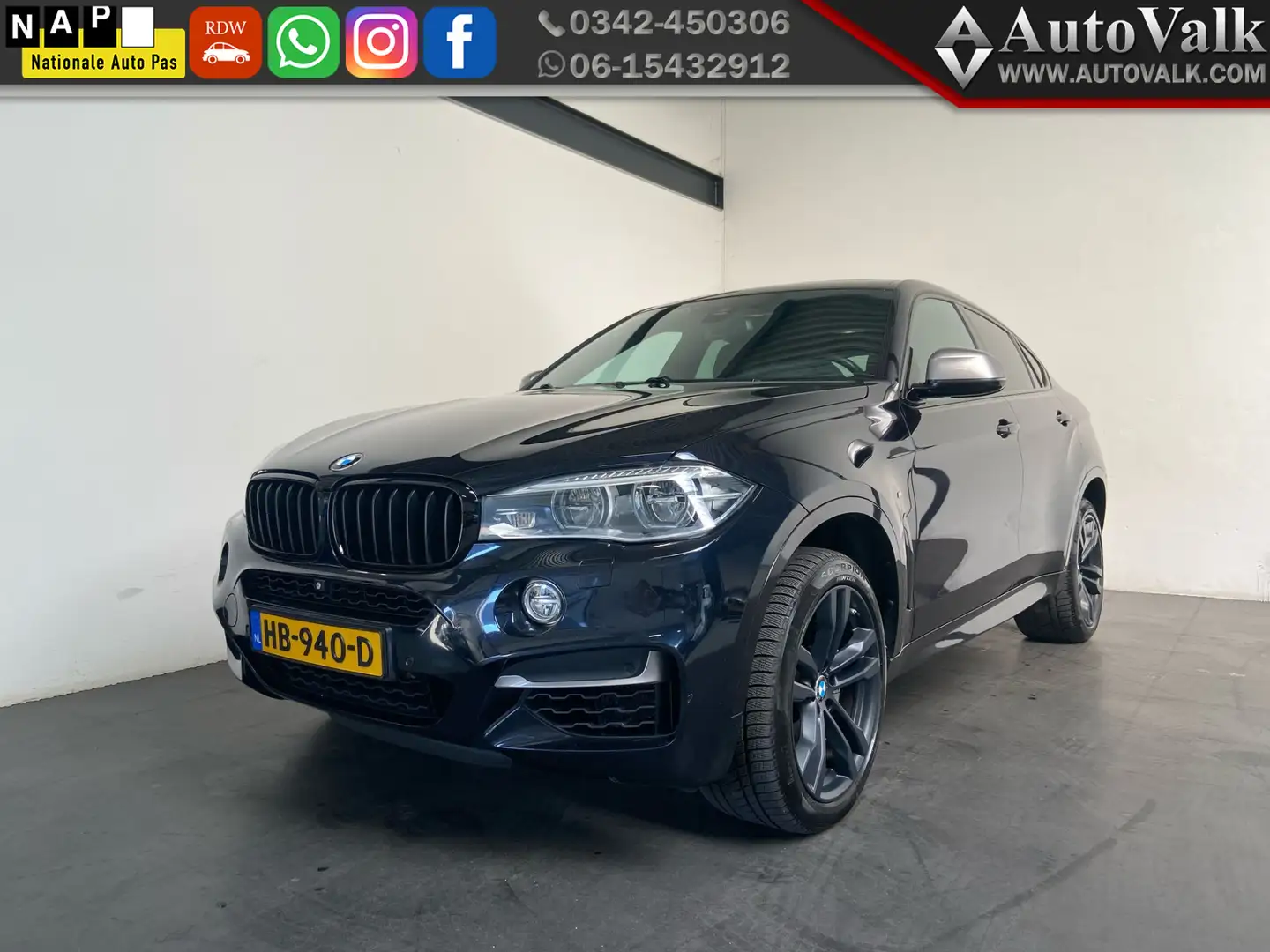 BMW X6 M50d. 360 Camera. Pano! Fekete - 1