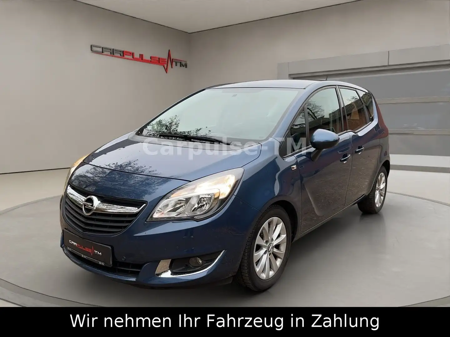 Opel Meriva B Style 1,4 Turbo Automatik-PDC-TÜV-Klima Blau - 1