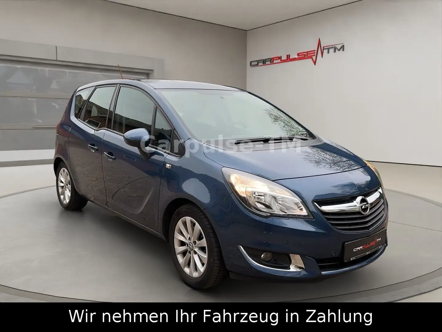 Opel Meriva B Style 1,4 Turbo Automatik-PDC-TÜV-Klima Blau - 2