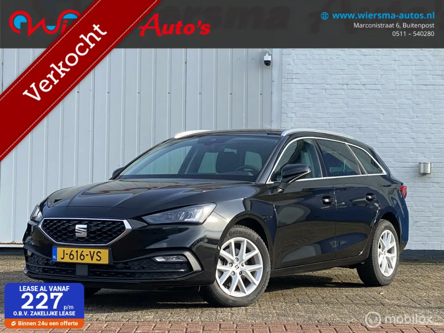 SEAT Leon Sportstourer 1.5 TSI Style Launch Edition|Led verl Zwart - 1