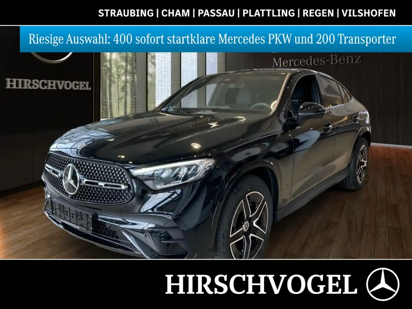 Mercedes-Benz GLC 200 4M EDITION AMG-Line+Night+AHK+DISTRONIC Schwarz - 1