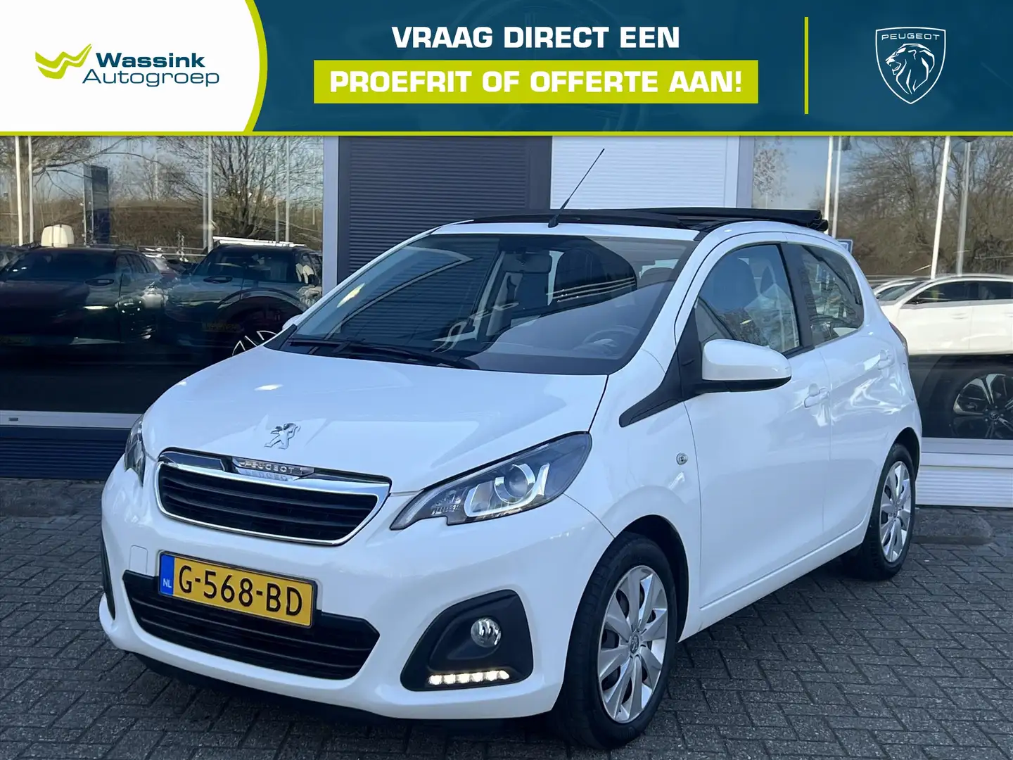 Peugeot 108 1.0 e-VTi 72pk 5D TOP! Active | Camera | Airco | A Wit - 1