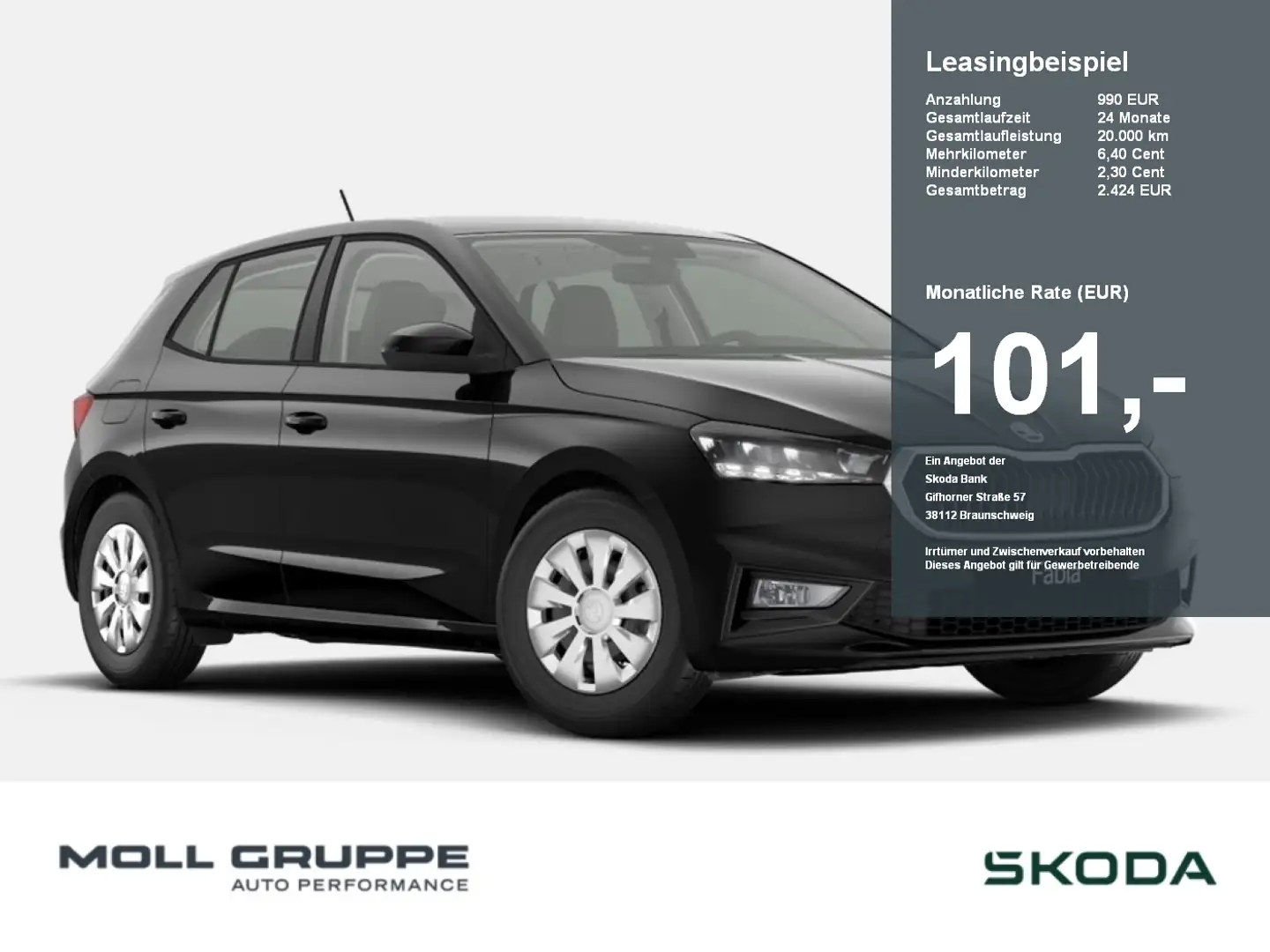 Skoda Fabia 1.0 MPI Essence LED PDC SHZ SOUNDSYS SPURH Schwarz - 1