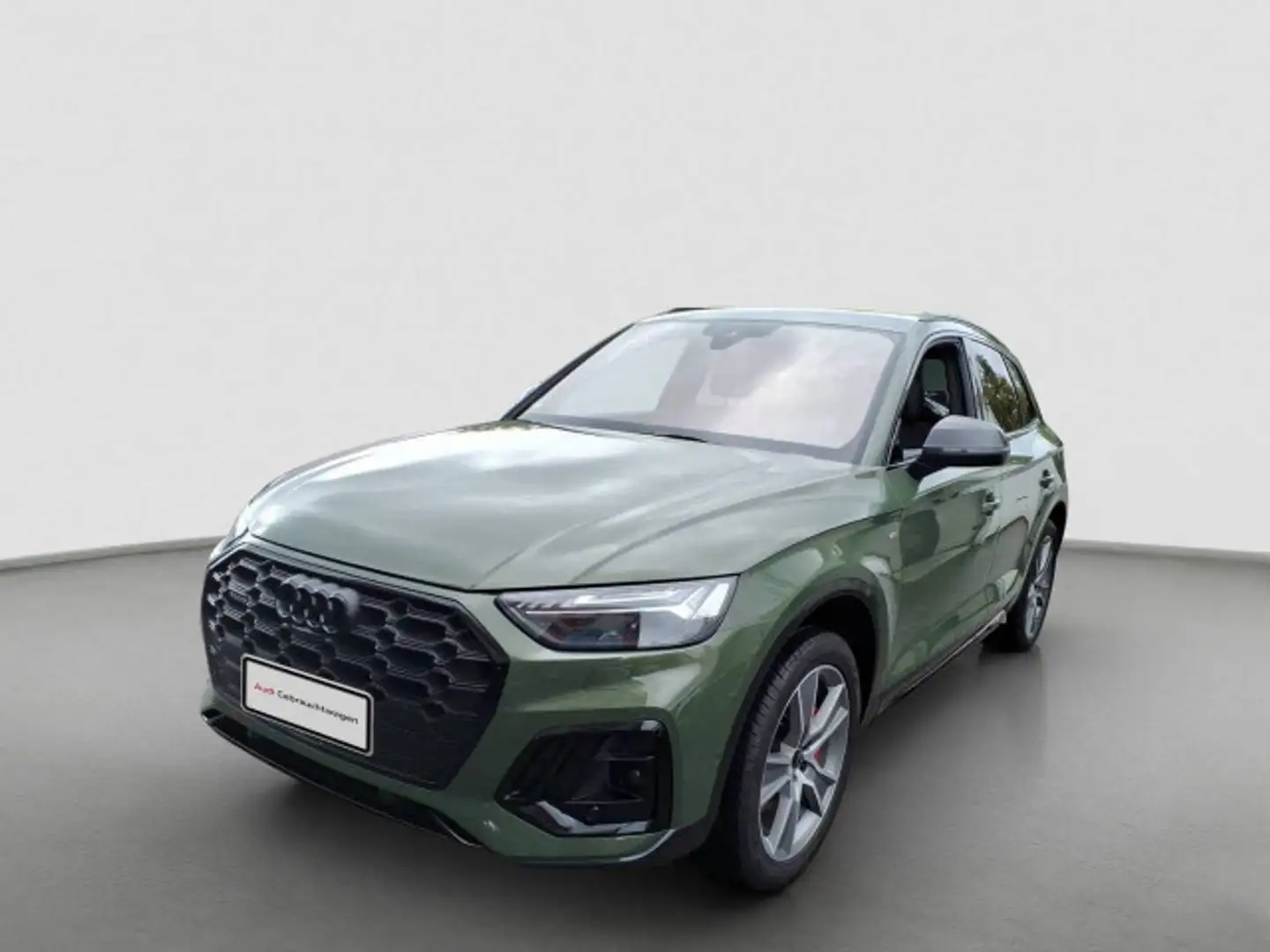 Audi Q5 50 TFSI e S-LINE MATRIX+NAVI+HuD+RFK+ACC+AHK Grün - 2