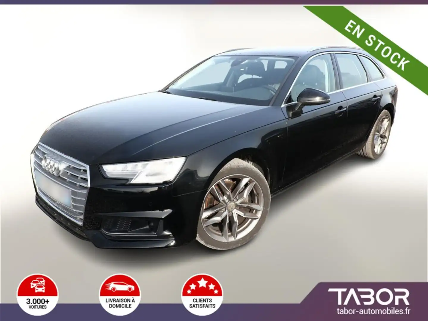 Audi A4 Avant 40 TFSI 190 S tronic sport ACC Noir - 1