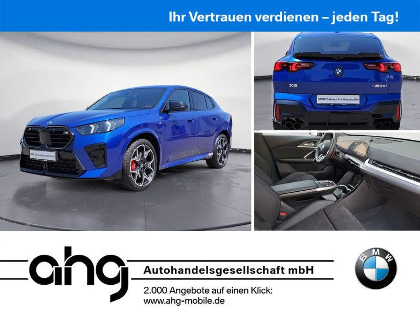 BMW X2 M35i xDrive Inconic Glow Harman K. DAB Sports Blau - 1